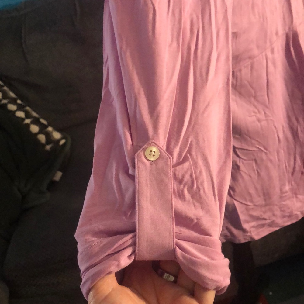 L.L. Bean Open Front Lightweight Cotton Cardigan, XL Petite - Picture 4 of 8